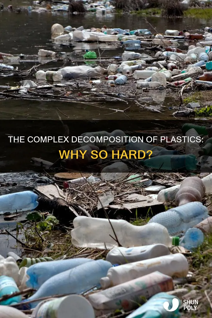 why are plastics hard to decompose