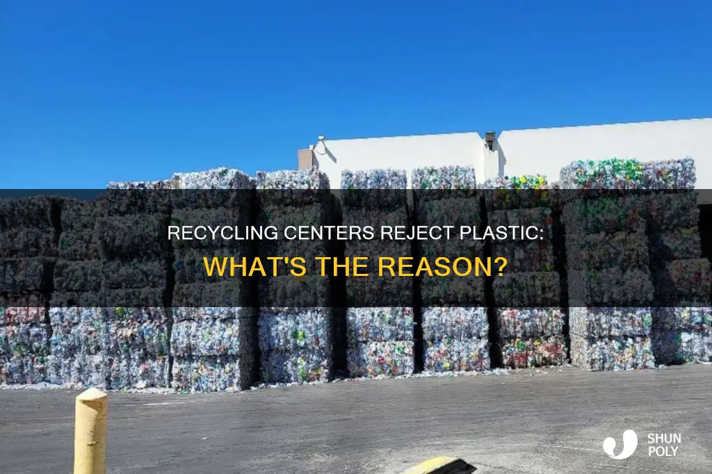 why are recycling centers do longer accepting plastic