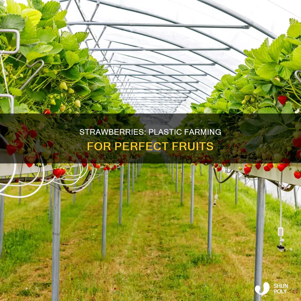 why are strawberries grown in plastic
