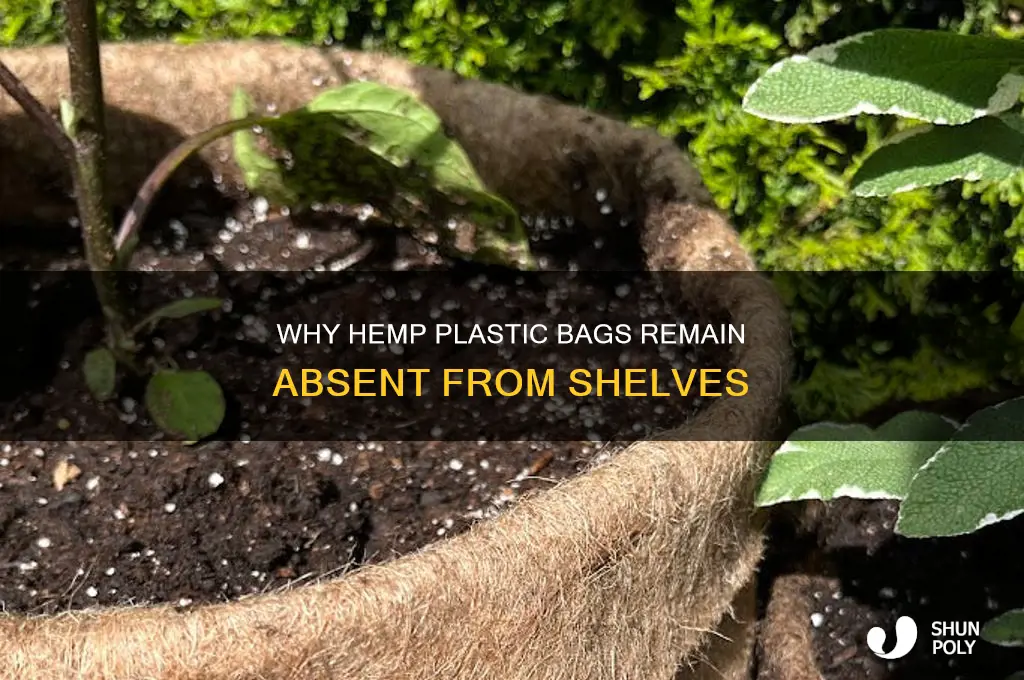 why are there no hemp plastic bags