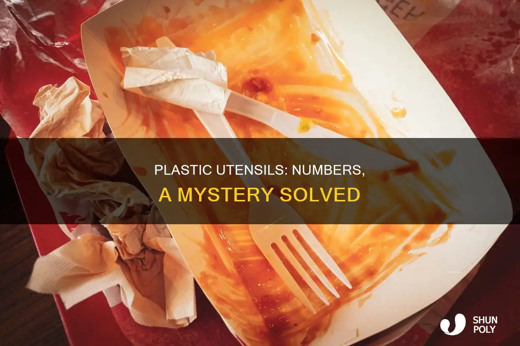 why are there numbers on plastic utencils
