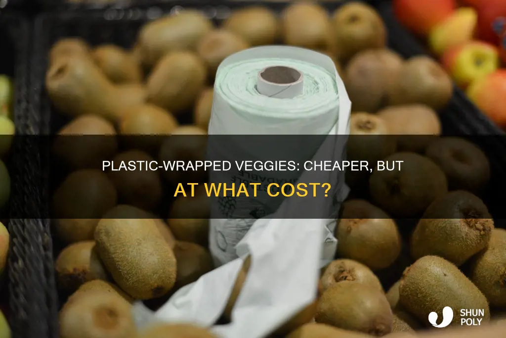 why are veggies in plastic packagingin cheaper