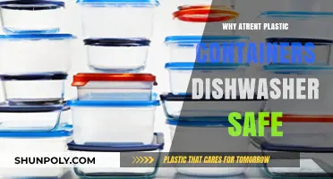 Atrent Plastic Containers: Dishwasher Safe and Easy to Clean