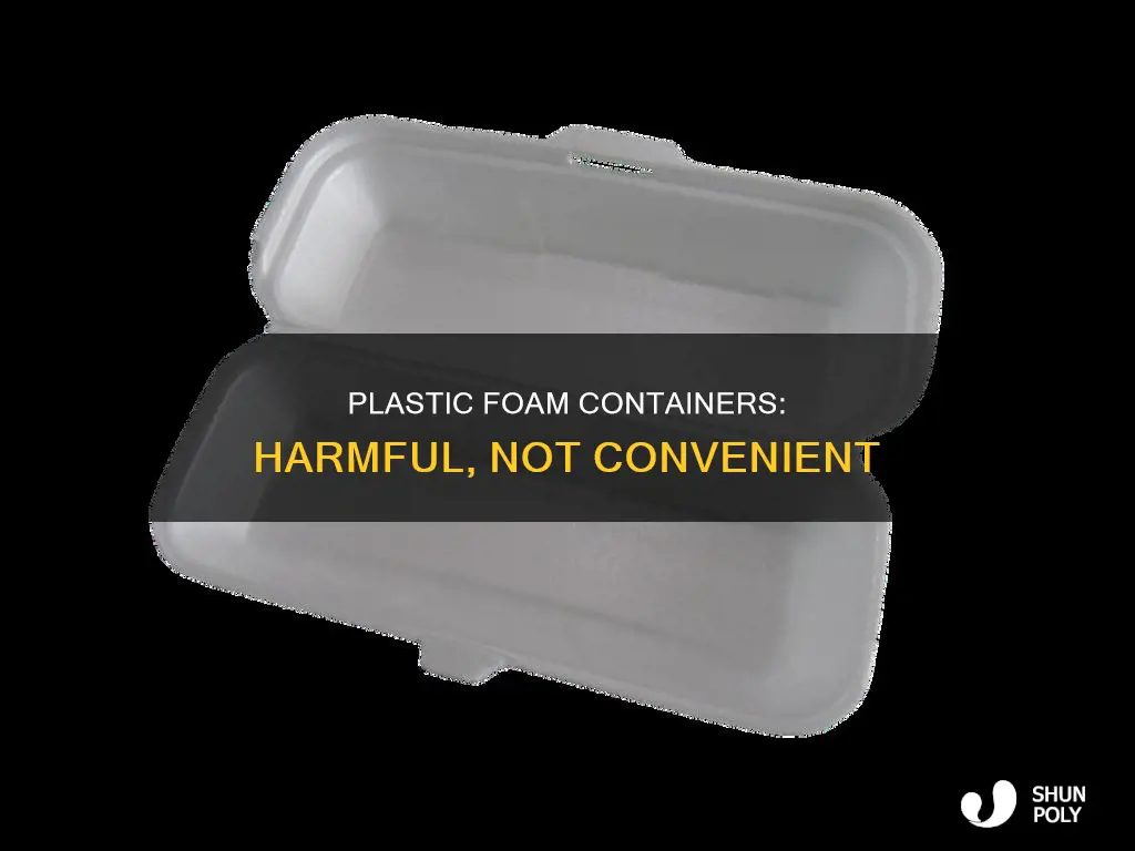 why ban plastic foam containers