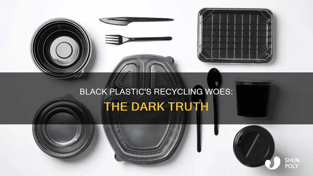 why black plastic cannot be recycled