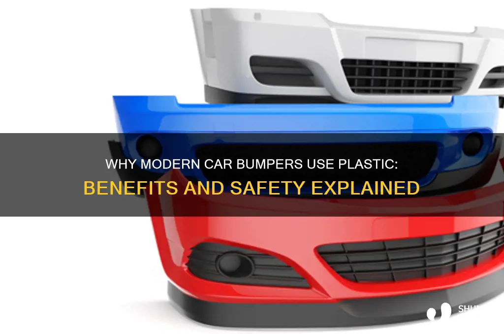 why bumper is made of plastic