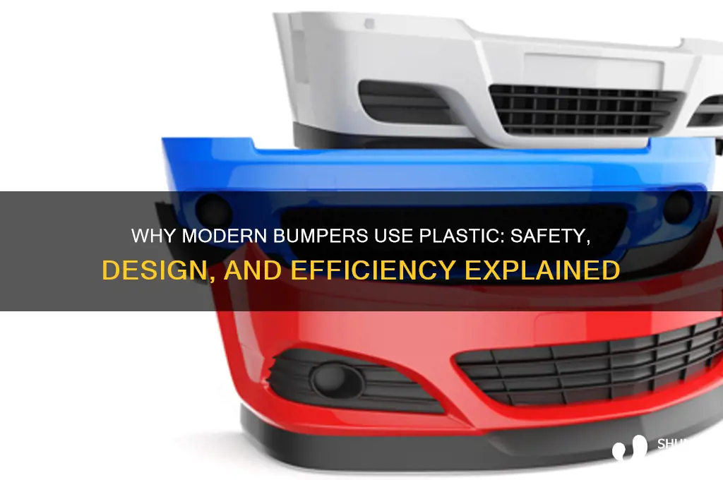 why bumpers are made of plastic
