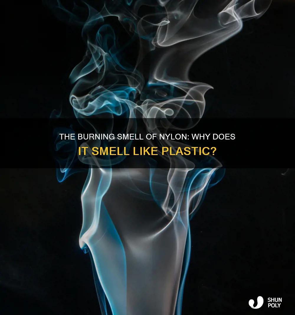 why burning of nylon smells like plastic