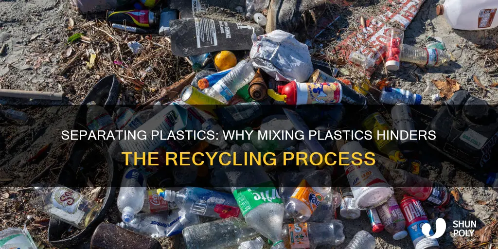 why cant plastic be mixed when recycling