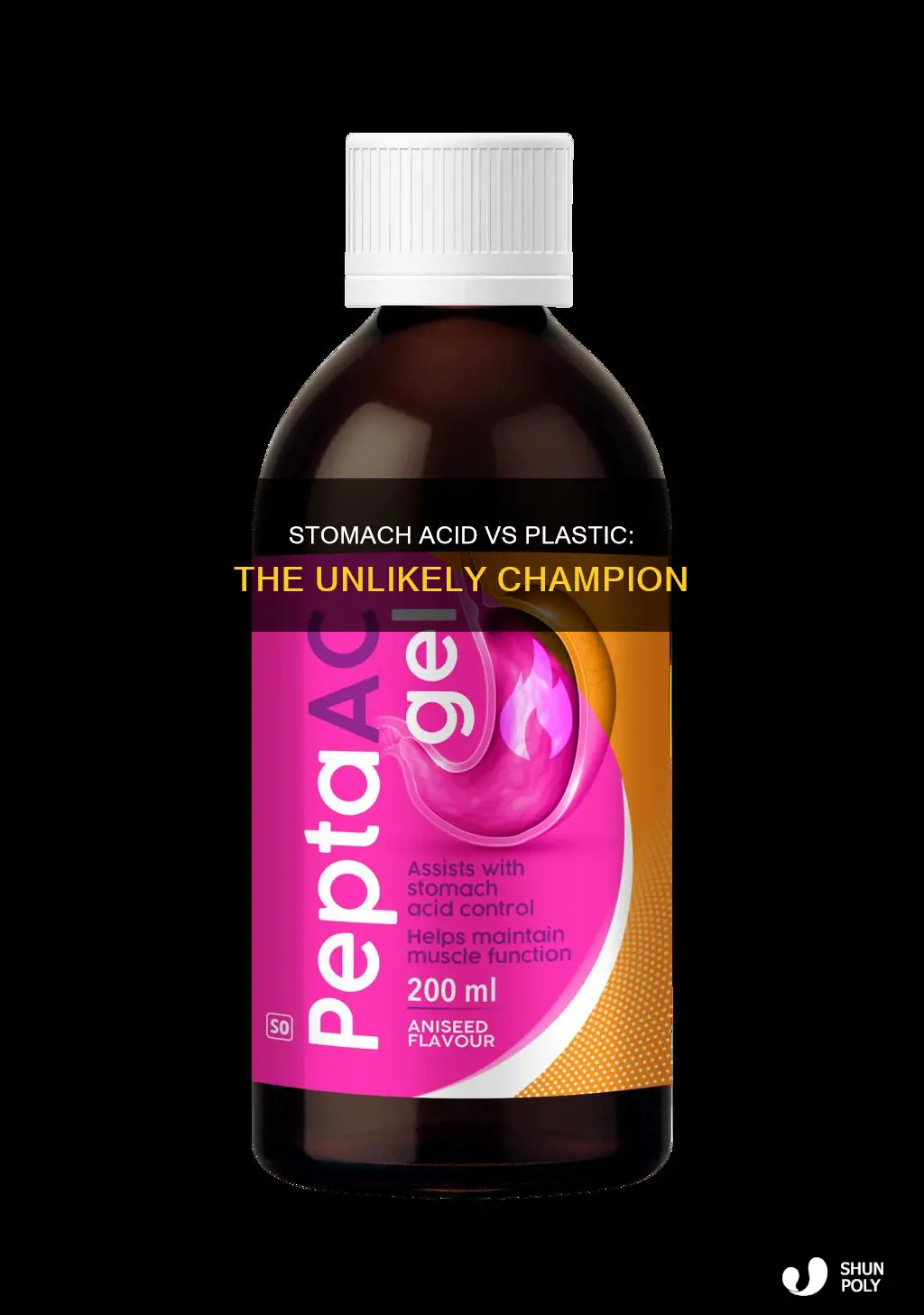 why cant stomach acid dissolve plastic