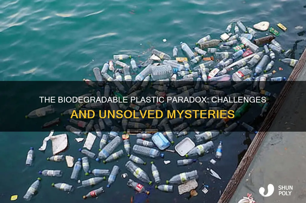 why cant we make biodegradable plastic