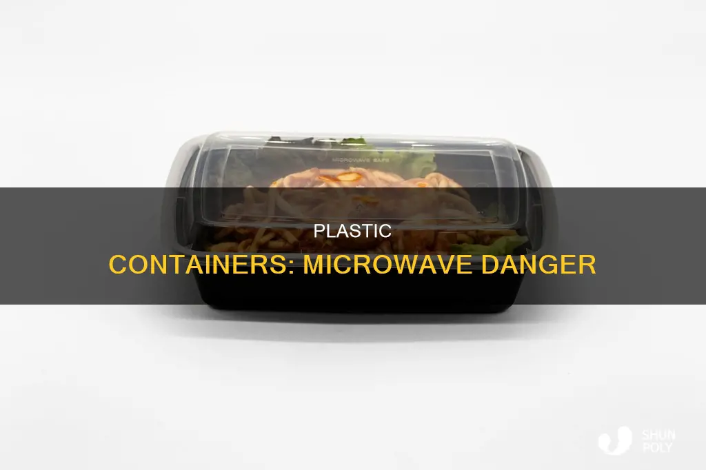 why cant you microwave in plastic
