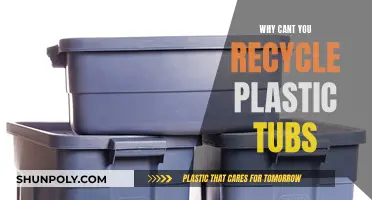 Plastic Tubs: Unrecyclable and Harmful to the Environment