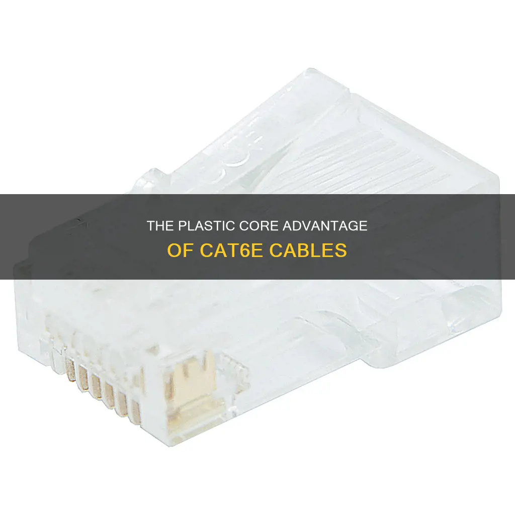 why cat6e cable has a plastic core