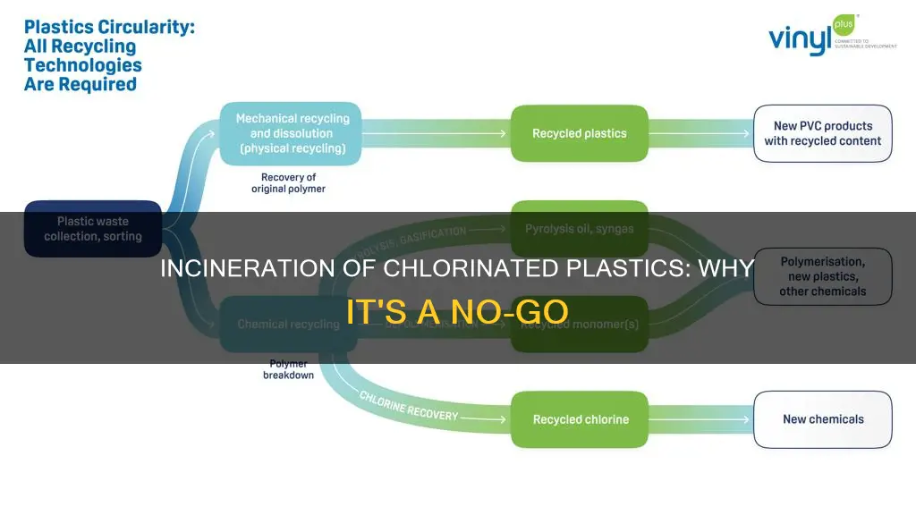 why chlorinated plastics are not incinerated