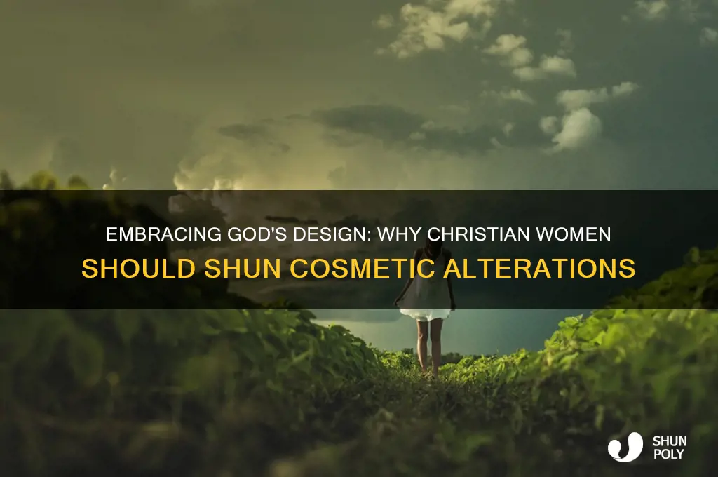 why christian women shoulf reject botox and plastic surgery