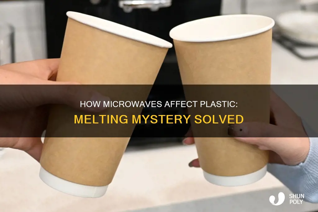 why deos plastic melt in microwave