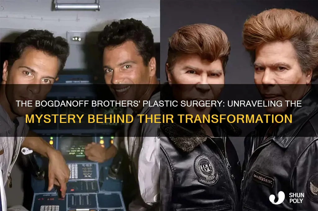 why did bogdanoff brothers get plastic surgery