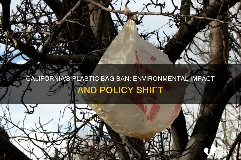 why did california ban plastic bags