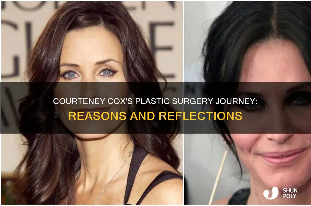 why did courteney cox get plastic surgery