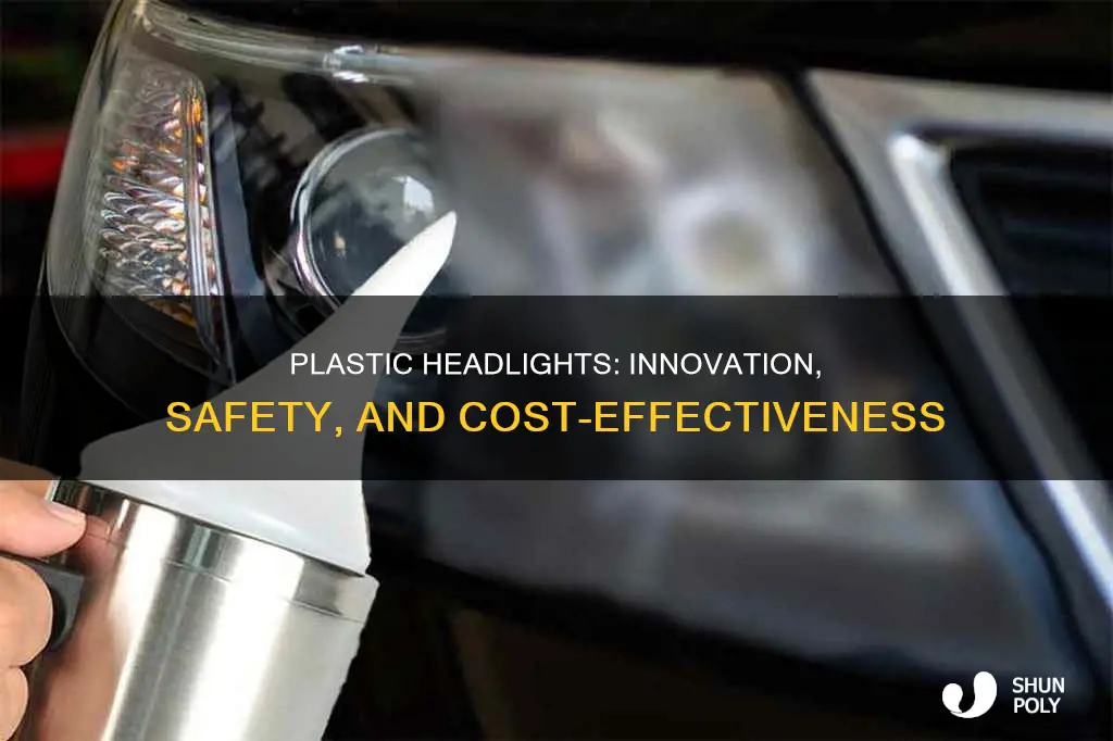 why did headlights change to plastic