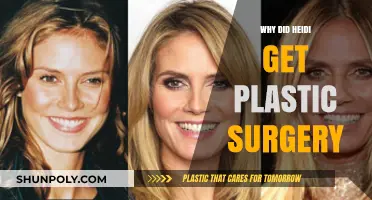 Heidi's Transformation: Unveiling the Reasons Behind Her Plastic Surgery