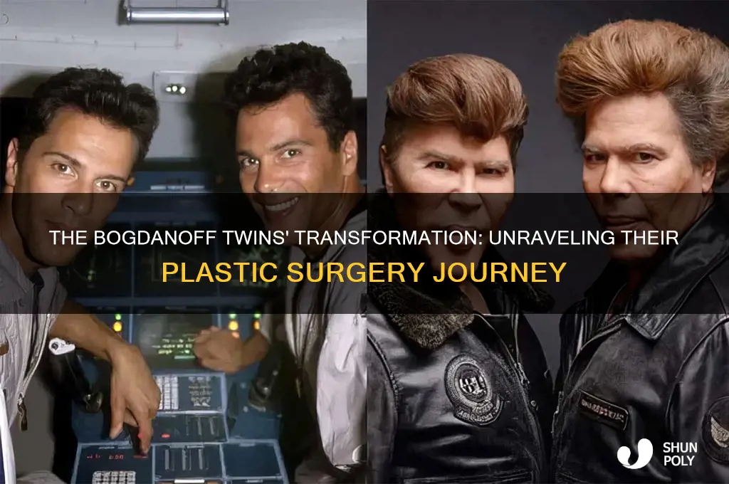 why did igor and grichka bogdanoff get plastic surgery