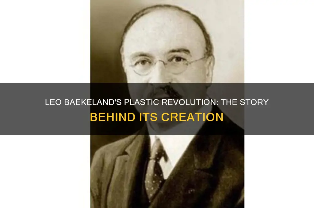 why did leo baekeland make plastic