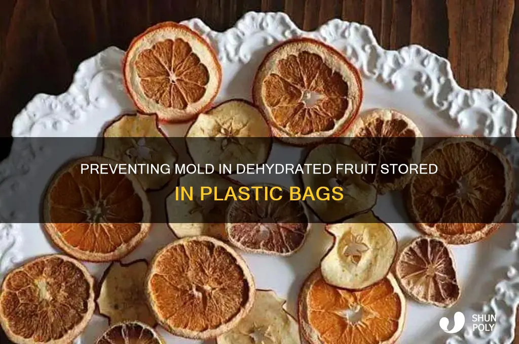 why did my dehydrated fruit mold in my plastic bags