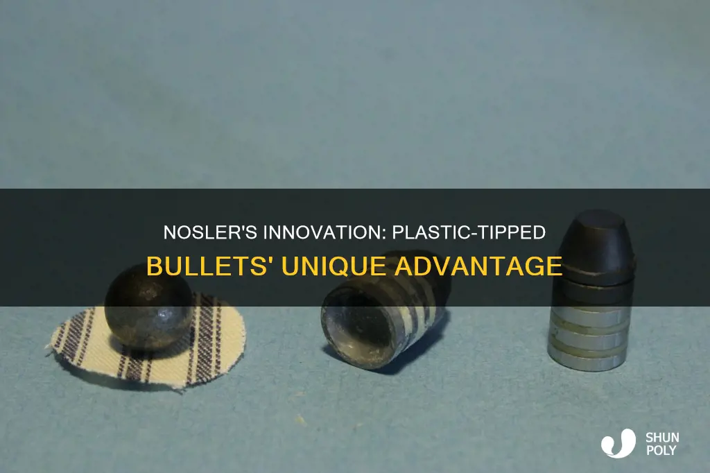 why did nosler invent plastic tipped bullets