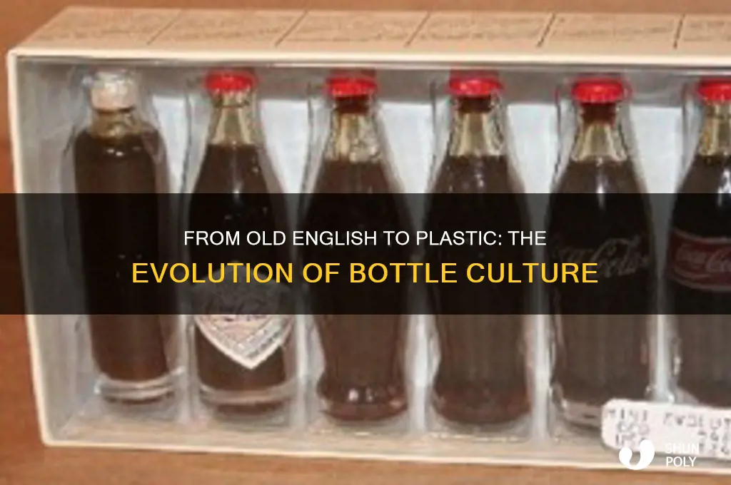 why did old english change to plastic bottle