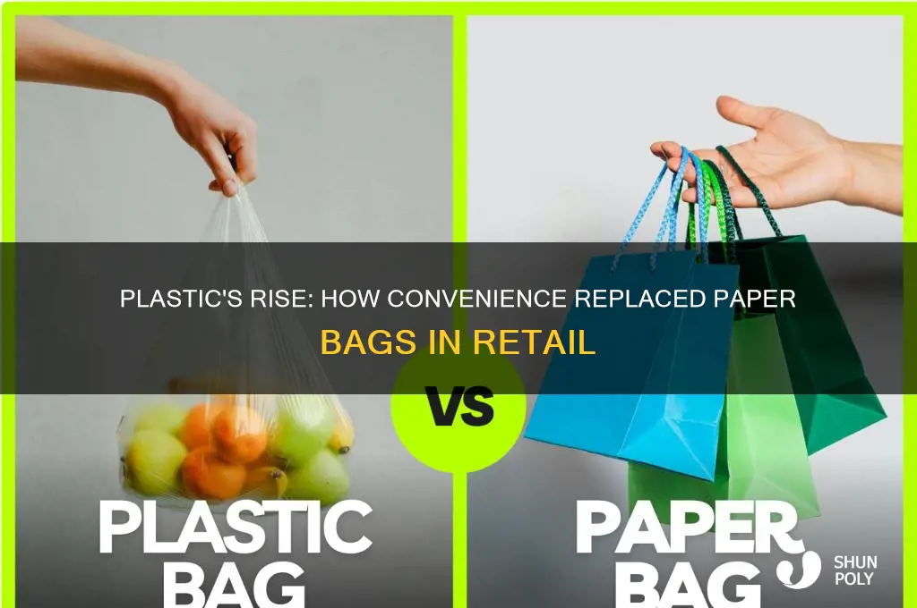 why did plastic bags replace paper bags