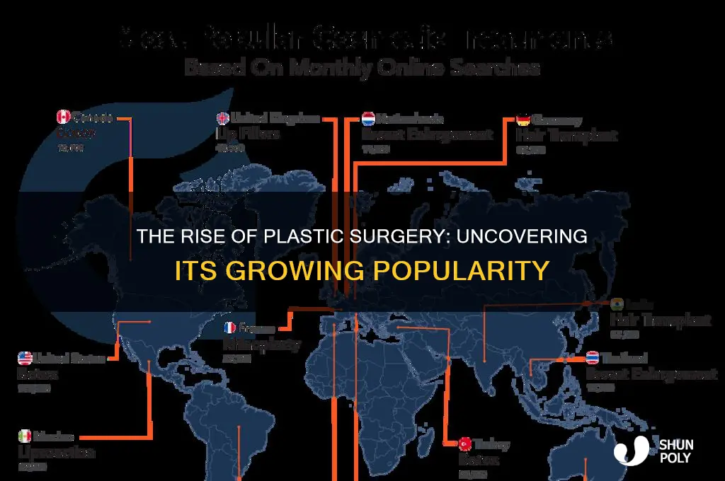 why did plastic surgery became popular