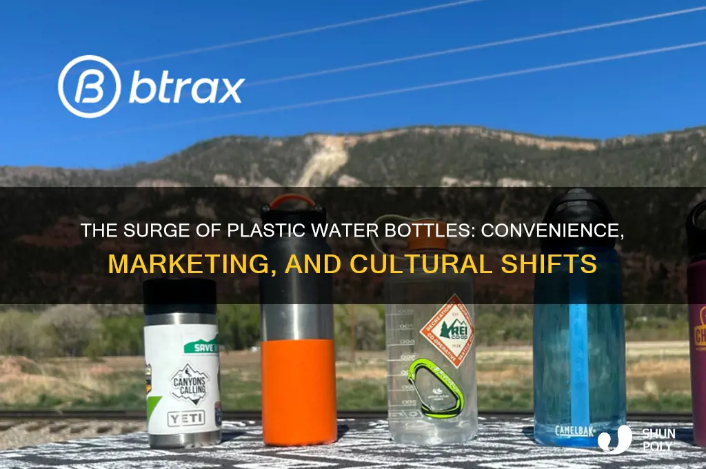 why did plastic water bottles rise in popularity