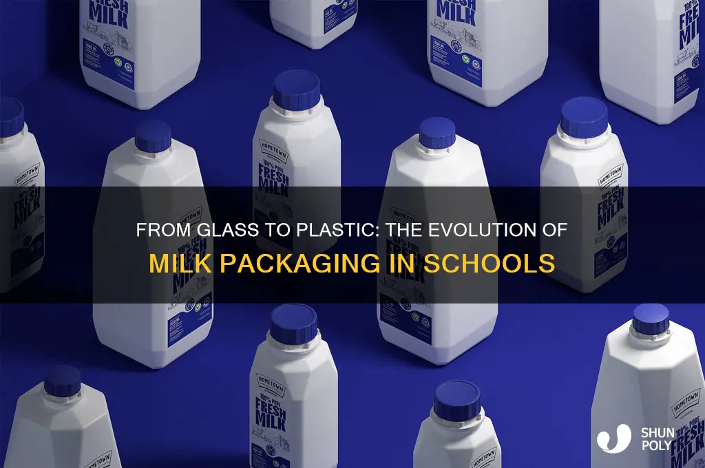 why did schools switch to plastic bag milk