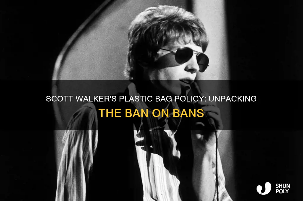 why did scott walker ban bans on plastic bags