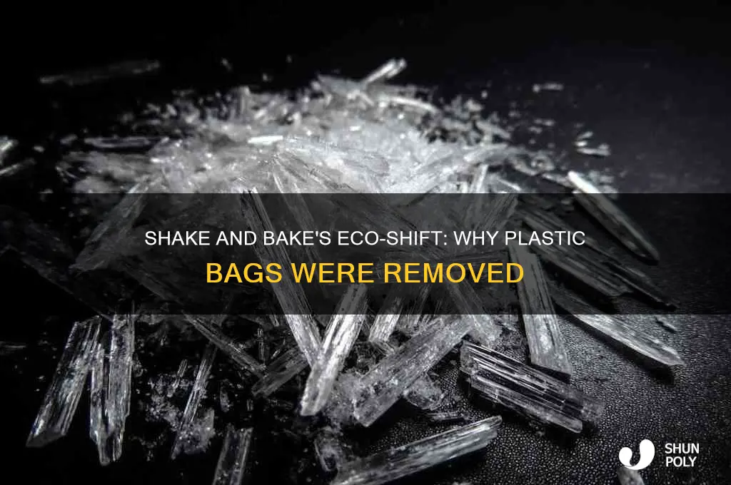 why did shake and bake remove plastic bags