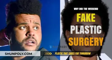 Unveiling the Truth: Weekend's Fake Plastic Surgery Rumors Explained