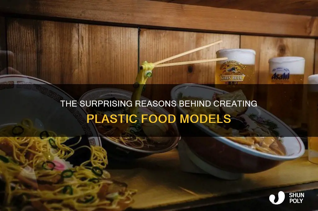 why did they make plastic food
