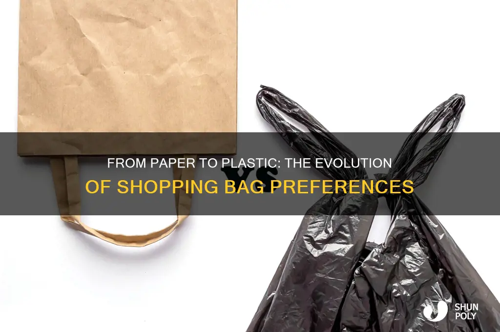why did we change from paper bags to plastic