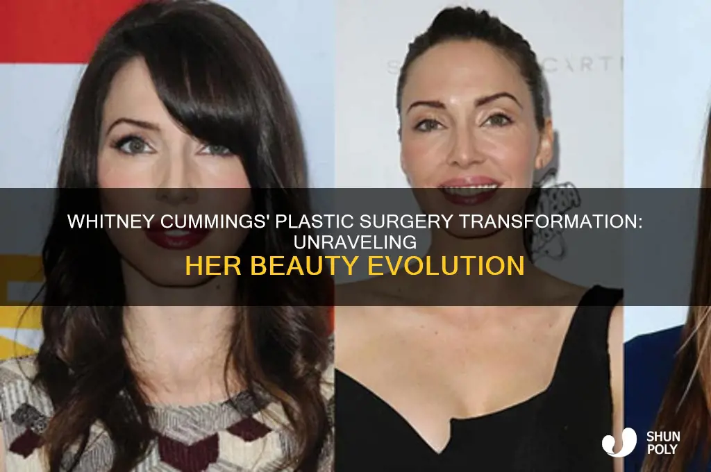 why did whitney cumming get so much plastic surgery
