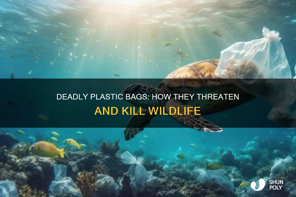 why do animals die from plastic bags