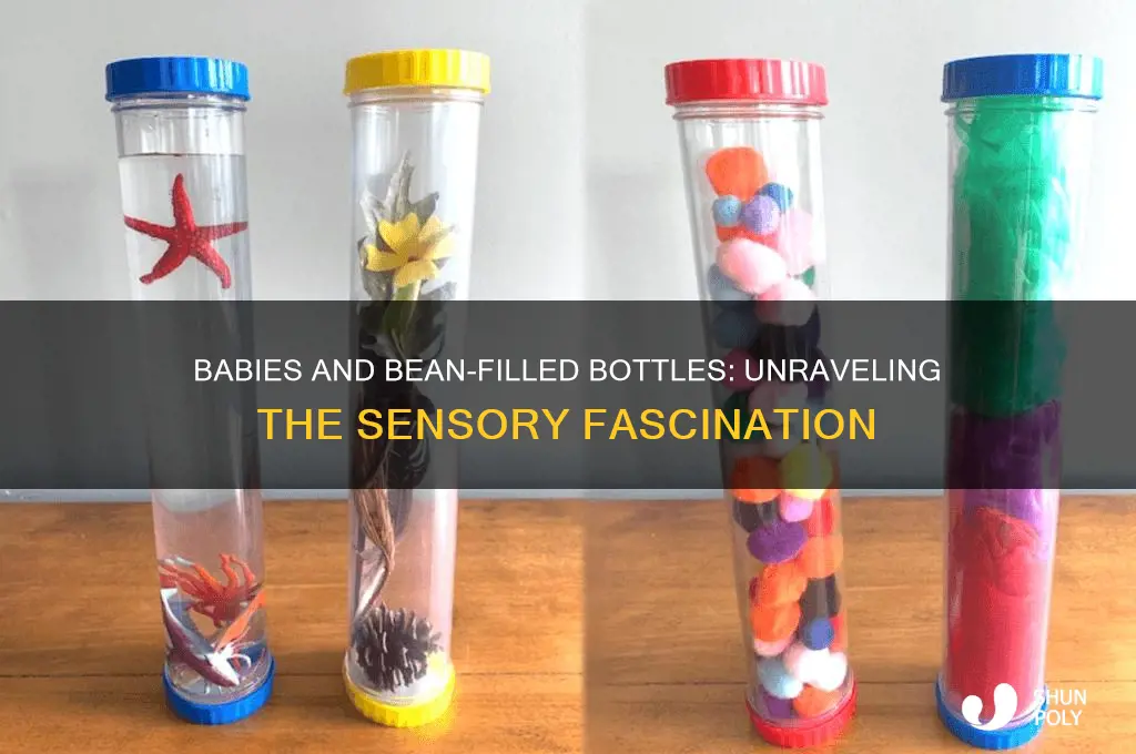 why do are babies like plastic bottle with beans