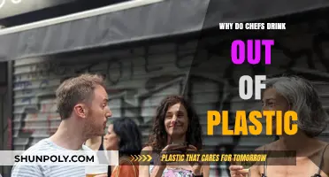 Chefs' Plastic Drinking: A Practical Choice