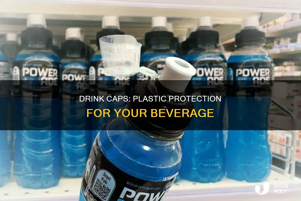why do drink caps have plastic