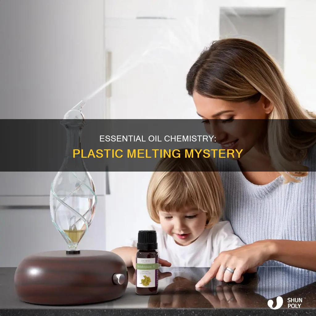 why do essential oils melt plastic