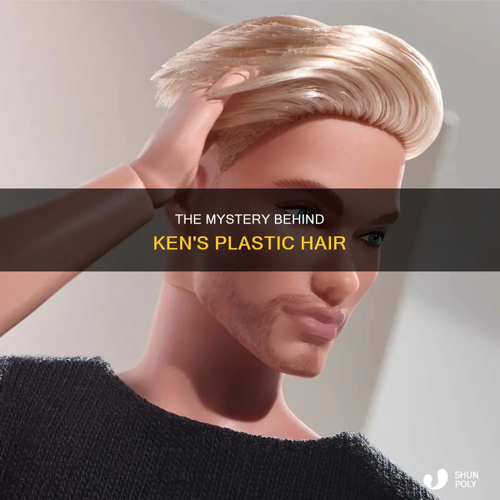 why do ken dolls have plastic hair