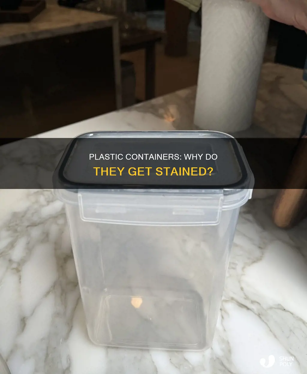 why do my plastic containers get rings