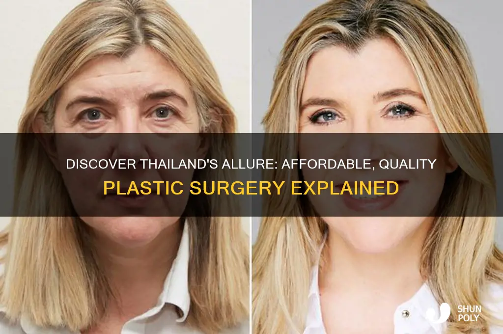 why do people go to thailand for plastic surgery