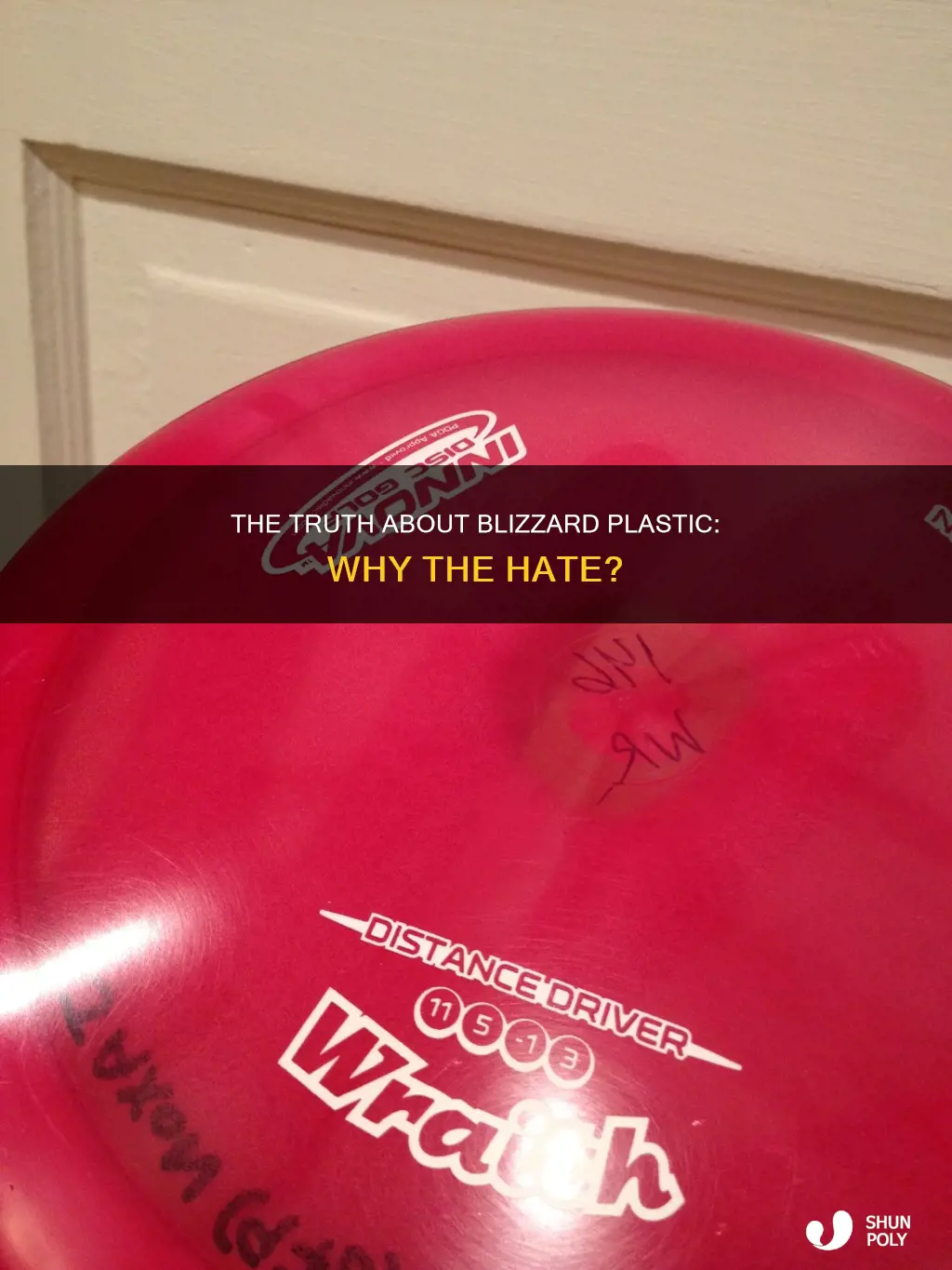why do people rag on blizzard plastic